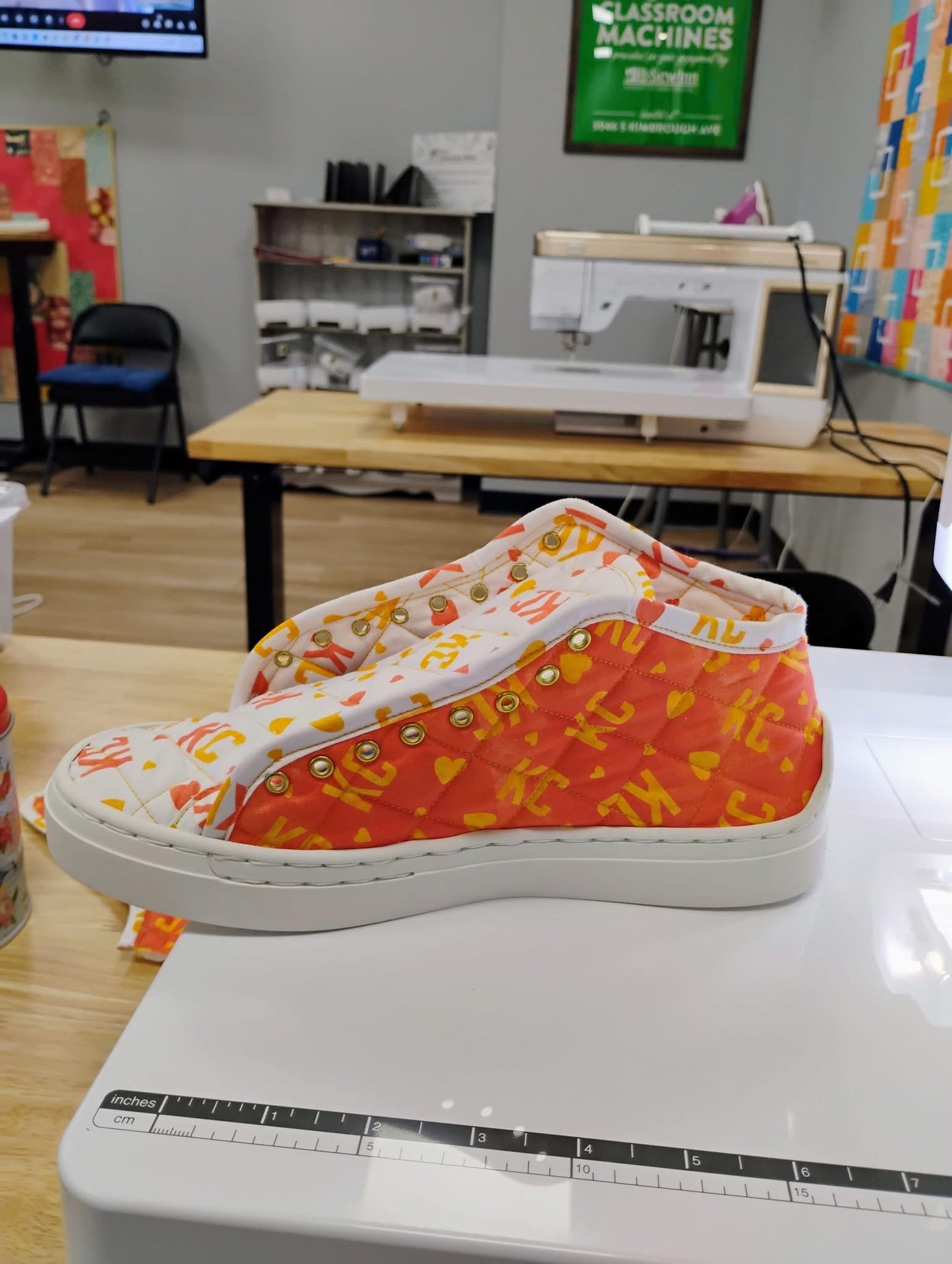 Quilted Tennis Shoe Class - Saturday August 23 from 10am-4pm
