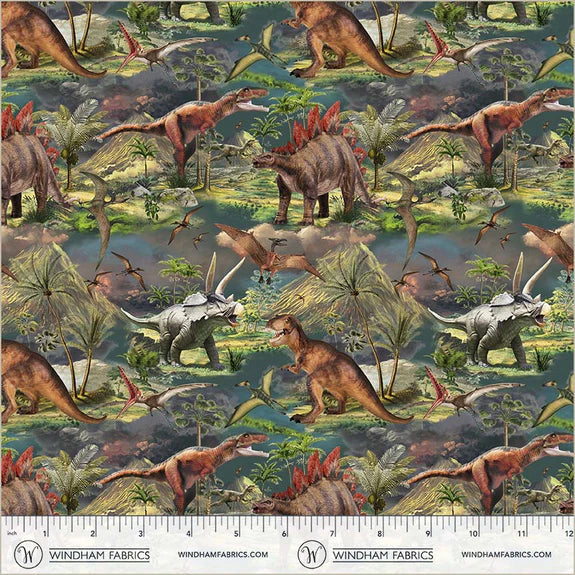 WINDHAM FABRIC DINOSAUR