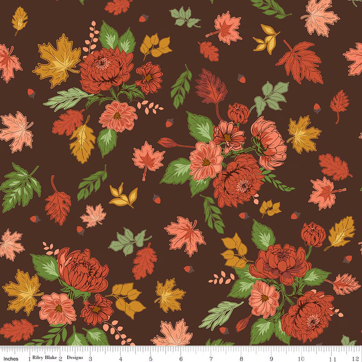 COZY AUTUMN BROWN by Riley Blake