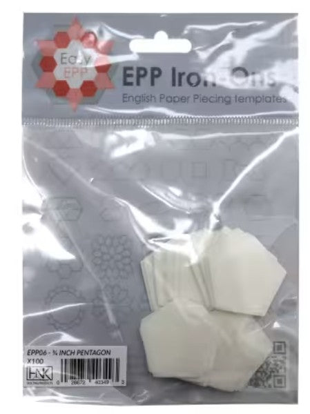 3/4in Pentagon EPP iron-on x 100 # EPP06