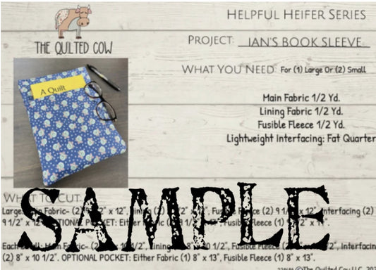 Beginner Sewing: Quilted Booksleeve