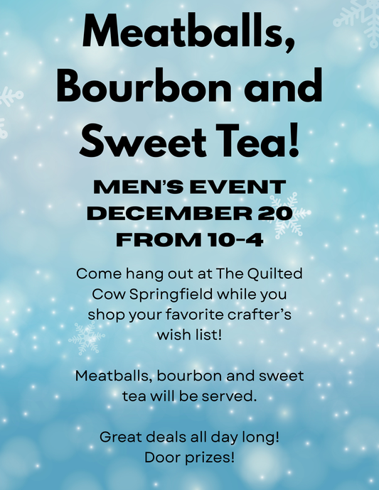 Meatballs and Bourbon (and Sweet Tea) Men's Event