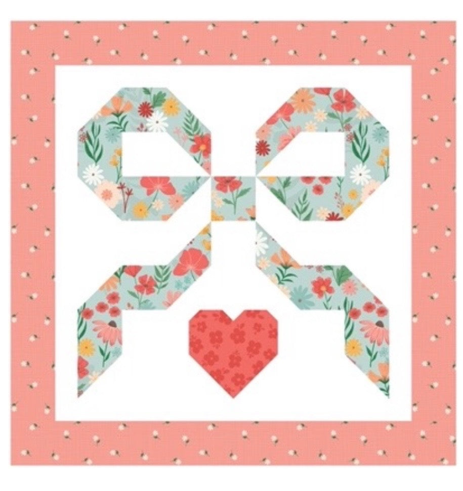 Half Square Triangles - Tie the Knot Block