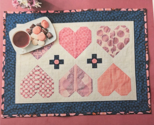 Cross My Heart Table Topper