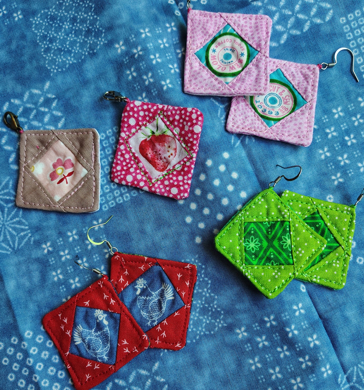Mini Block Charms for Jewelry, Key Chains, Zipper Pulls and more!