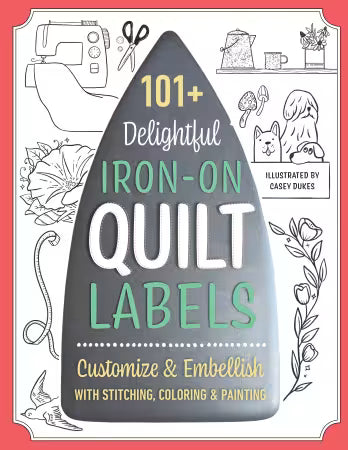 101 IRON ON QUILT LABELS