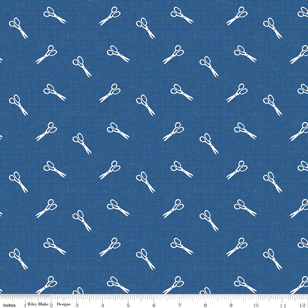 RILEY BLAKE BLUE BLOOMS AND THREADS