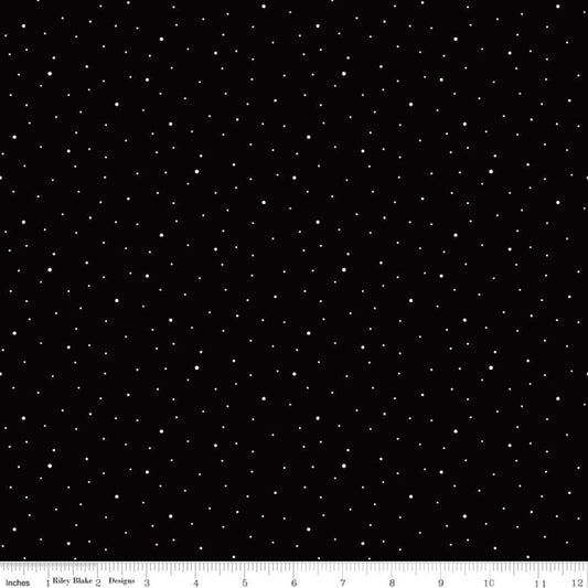 Wide Back Basics Dapple Dot Black WB640