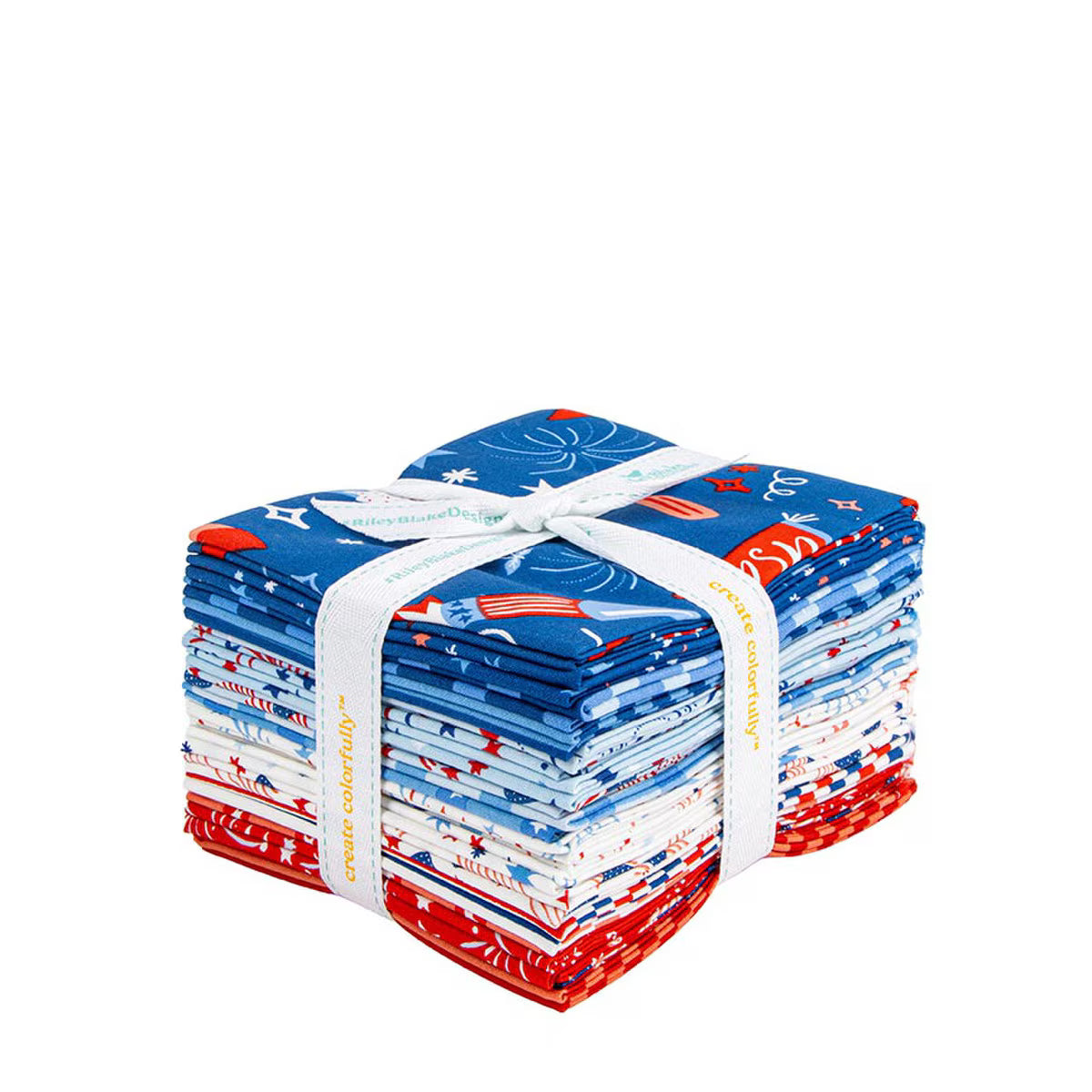 RILEY BLAKE FIRECRACKER FAT QUARTER BUNDLE