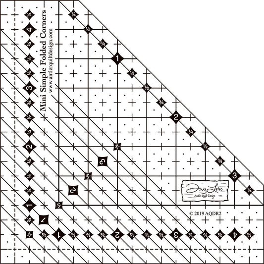 ANTLER QUILT MINI FOLDED CORNER RULER