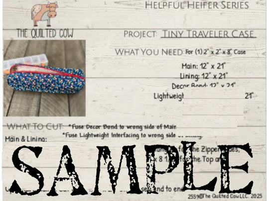 HELPFUL HEIFER TINY TRAVELER CASE