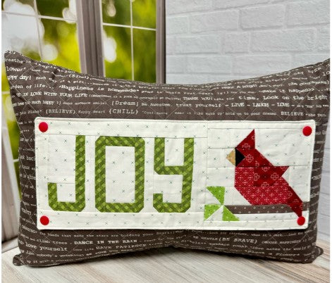 HH BACK HOME PILLOW #24155A CARDINAL JOY ACCESSORY