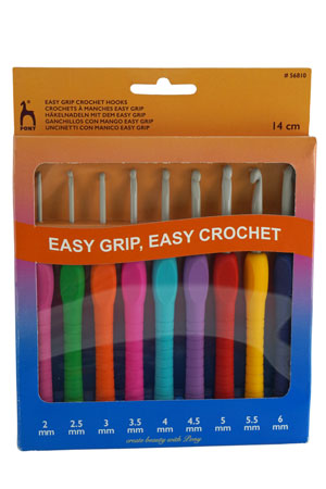 EASY GRIP CROCHET HOOK SET