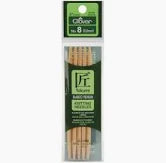 CLOVER TAKUMI BAMBOO PREMIUM KNITTING NEEDLES NO. 8 (5.0mm) #3014/8