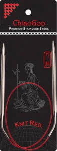 CHIAOGOO PREMIUM STAINLESS STEEL SS RED CIRCULAR